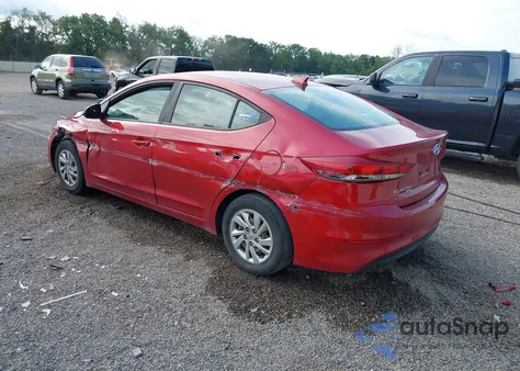 2017 Hyundai Elantra Se из США, поврежденный, VIN 5NPD74LF2HH211347